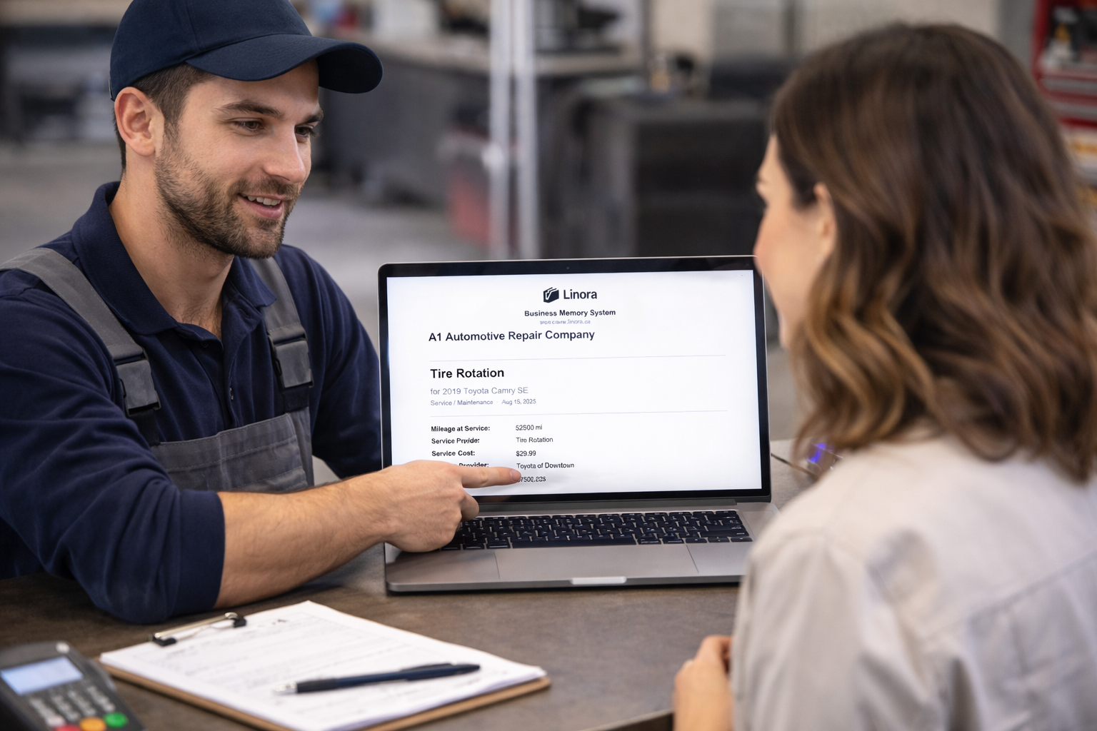 Using vehicle records