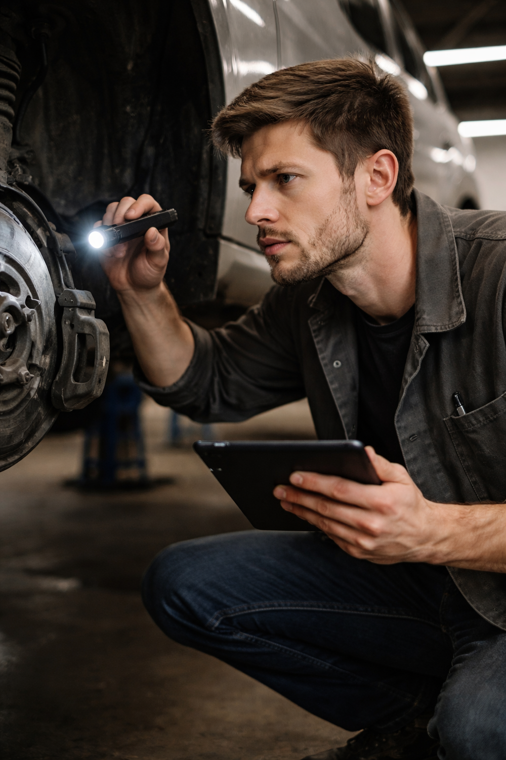Keeping inspections with the vehicle